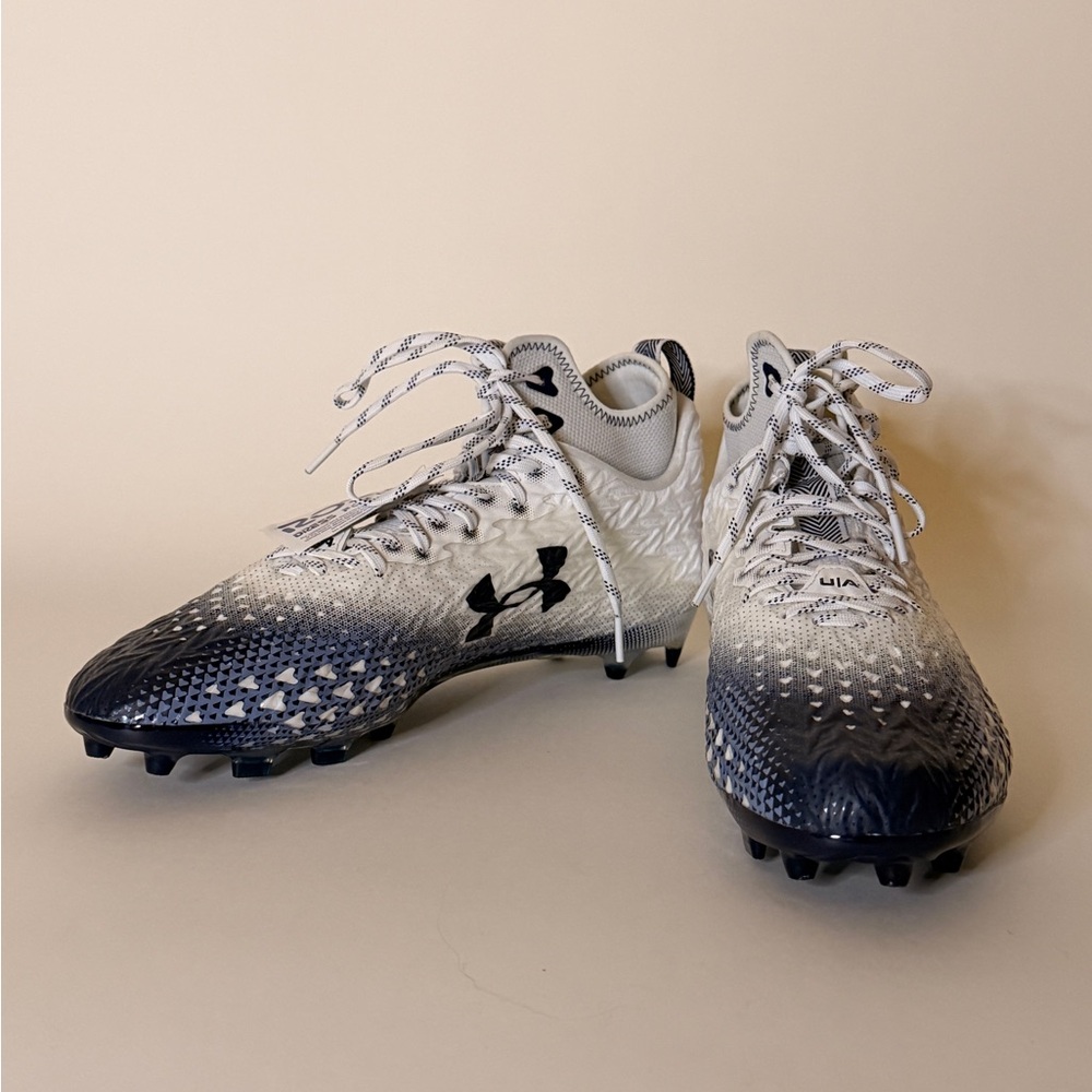 Under Armour Men's Ombre Athletic Cleats - Black and White